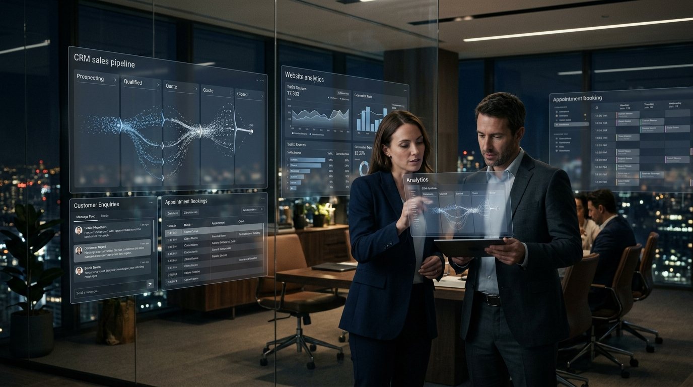 A business operating through a connected HIGHTS digital ecosystem